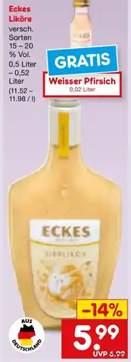 Netto Marken-Discount Eckes Liköre Angebot