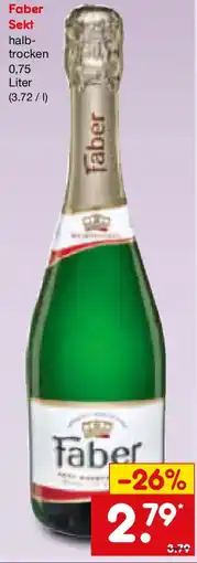 Netto Marken-Discount Faber Sekt halb-trocken Angebot