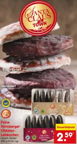 Netto Marken-Discount Feine Nürnberger Oblaten-Lebkuchen Angebot