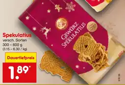 Netto Marken-Discount Gewürz Spekulatius Angebot