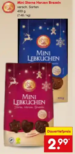 Netto Marken-Discount Mini Sterne Herzen Brezeln Angebot
