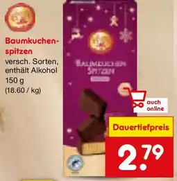 Netto Marken-Discount Baumkuchen-Spitzen Angebot