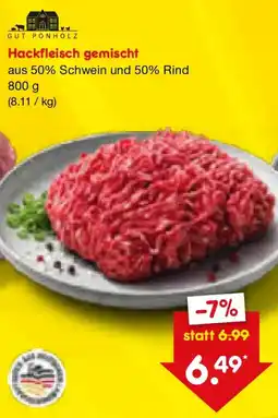 Netto Marken-Discount Hackfleisch gemischt Angebot