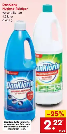 Netto Marken-Discount DanKlorix Hygiene-Reiniger Angebot