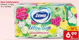 Netto Marken-Discount Zewa Toilettenpapier Ultra Soft Angebot