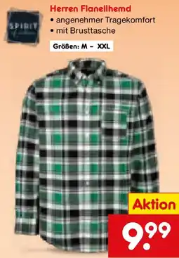 Netto Marken-Discount Herren Flanellhemd Angebot