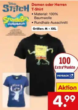 Netto Marken-Discount Stitch T-Shirt Angebot