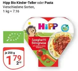 Globus Hipp Bio Kinder-Teller oder Pasta Angebot