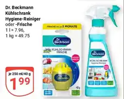 Globus Dr. Beckmann Kühlschrank Hygiene-Reiniger oder -Frische Angebot