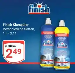 Globus Finish Klarspüler Angebot