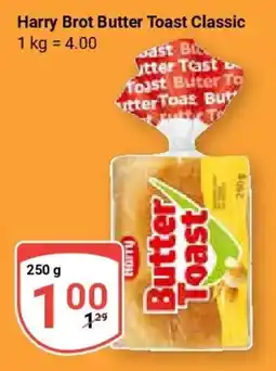 Globus Harry Brot Butter Toast Classic Angebot