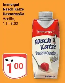 Globus Immergut Nasch Katze Dessertsoße Angebot