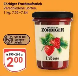 Globus Zörbiger Fruchtaufstrich Angebot