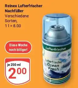 Globus Reinex Lufterfrischer Nachfüller Angebot