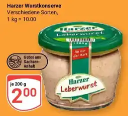 Globus Harzer Wurstkonserve Angebot