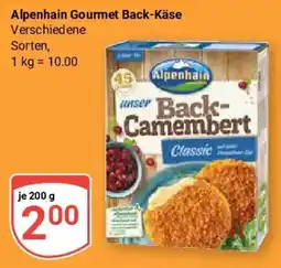 Globus Alpenhain Gourmet Back-Käse Angebot