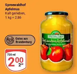 Globus Spreewaldhof Apfelmus Angebot
