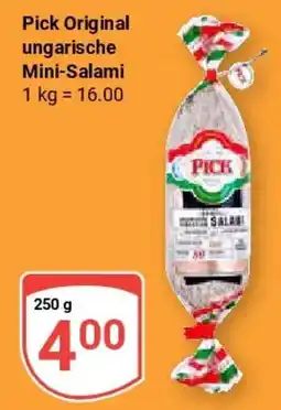 Globus Pick Original ungarische Mini-Salami Angebot