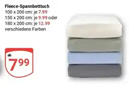 Globus Fleece-Spannbettuch Angebot