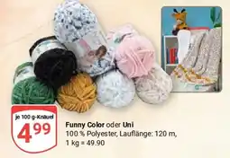 Globus Funny Color oder Uni Angebot