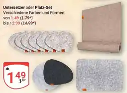 Globus Untersetzer oder Platz-Set Angebot