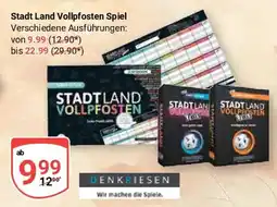 Globus Stadt Land Vollpfosten Spiel Angebot