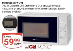 Globus Mikrowelle MW 791 CIATRONIC Angebot