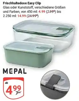 Globus Frischhaltedose Easy Clip MEPAL Angebot