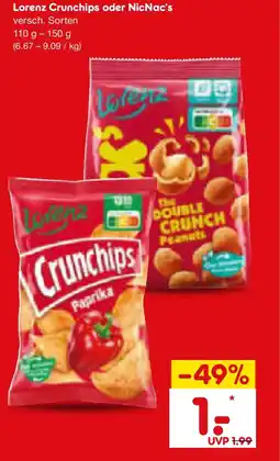 Netto Marken-Discount Lorenz Crunchips oder NicNac's Angebot