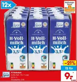 Netto Marken-Discount H-Vollmilch Angebot