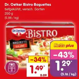 Netto Marken-Discount Dr. Oetker Bistro Baguettes Angebot