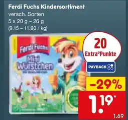 Netto Marken-Discount Ferdi Fuchs Kindersortiment Angebot