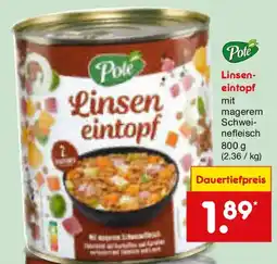Netto Marken-Discount Pote Linseneintopf Angebot