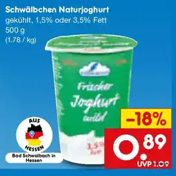 Netto Marken-Discount Schwälchen Naturjoghurt Angebot