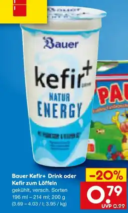 Netto Marken-Discount Bauer Kefir+ Drink Angebot