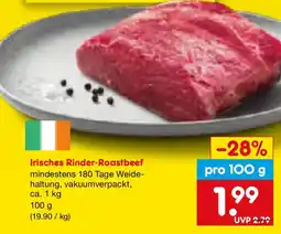 Netto Marken-Discount Irisches Rinder-Roastbeef Angebot