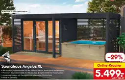 Netto Marken-Discount Saunahaus Angelus XL Angebot
