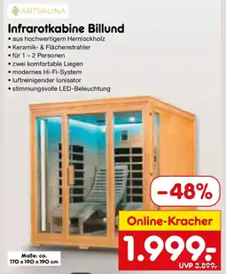 Netto Marken-Discount Infrarotkabine Billund Angebot