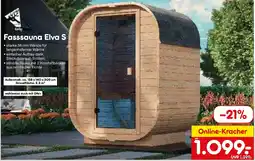 Netto Marken-Discount Fasssauna Elva S Angebot