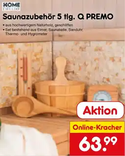 Netto Marken-Discount Saunazubehör 5 tlg. Q PREMO Angebot