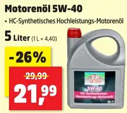 Thomas Philipps Motorenöl 5W-40 Angebot