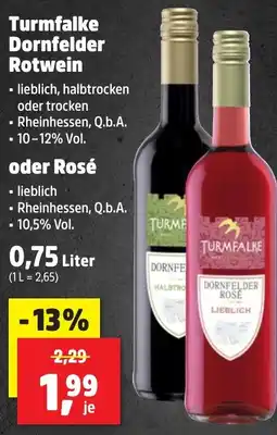 Thomas Philipps Turmfalke Dornfelder Rotwein Angebot