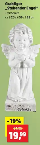 Thomas Philipps Grabfigur "Stehender Engel" Angebot