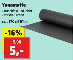 Thomas Philipps Yogamatte Angebot