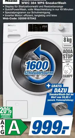 expert Techno Land Miele Waschmaschine WWC 384 WPS SneakerWash Angebot