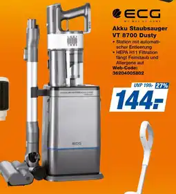 expert Techno Land Akku Staubsauger VT 8700 Dusty Angebot