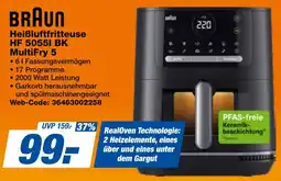 expert Techno Land BRAUN Heißluftfritteuse HF 5055I BK MultiFry 5 Angebot