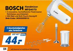 expert Techno Land BOSCH Handmixer MFQ4070 Angebot