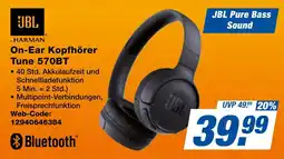 expert Techno Land JBL On-Ear Kopfhörer Tune 570BT Angebot