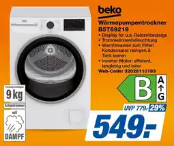 expert Techno Land Wärmepumpentrockner Beko Angebot
